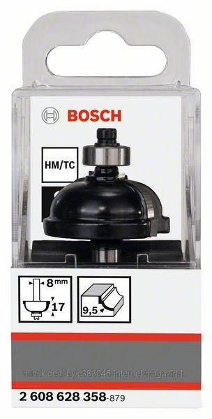 Фреза карнизная R9.5 D17х59 / хв 8 мм BOSCH (2608628358) - фото 1 - id-p114592406