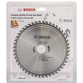 Пильный диск 190х2,2х30 мм Z48 ECO for Wood BOSCH (2608644377)
