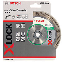 Алмазный круг X-LOCK Best for Hard Ceramic 125x1.8x22.23 мм BOSCH (2608615135)