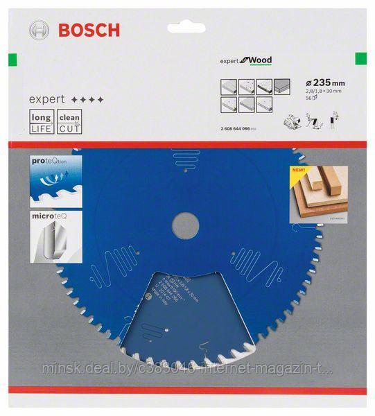 Пильный диск 235x2,8х30мм Z56 Expert for Wood BOSCH (2608644066)
