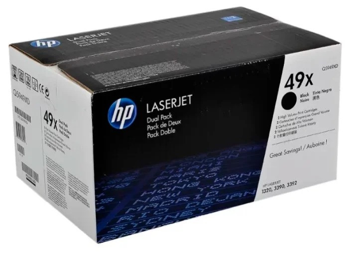 Картридж 49X/ Q5949XD (для HP LaserJet 1320/ 3390 / 3392) двойная упаковка