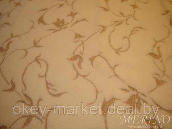 Шерстяное одеяло с открытым ворсом  Verona . Размер 140x200cм, фото 2