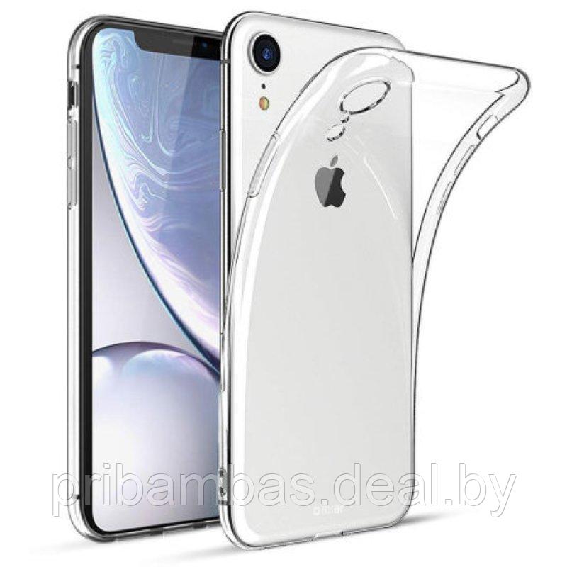 Силиконовый чехол для Apple iPhone XR (прозрачный) - фото 1 - id-p114559546