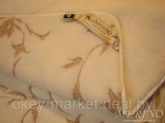 Шерстяное одеяло с открытым ворсом Verona . Размер 180x200cм, фото 2