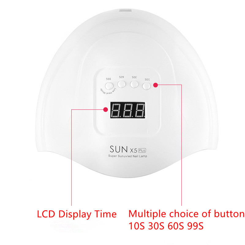 Лампа для маникюра SUN X5 plus 80W для сушки ногтей - фото 3 - id-p114616574