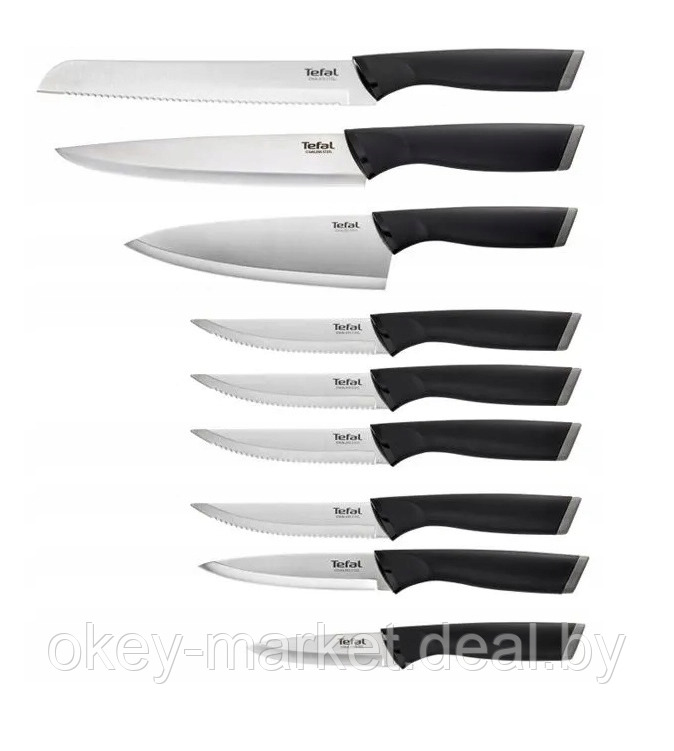 Набор кухонных ножей tefal. Набор кухонных ножей Tefal Comfort Knives k221sa14. Tefal expertise (5 ножей) k121s575. Набор ножей Tefal k2213s75. Набор кухонных ножей Tefal expertise (5 ножей) k121s575 видеообзор.