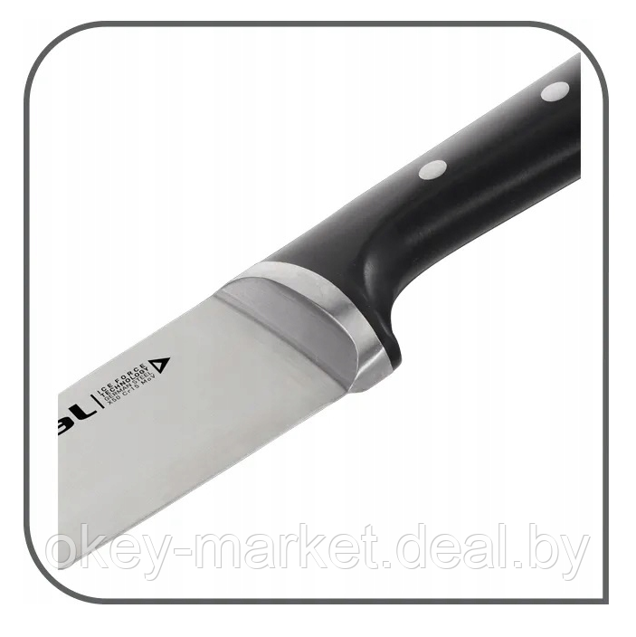 Набор кухонных ножей Tefal Ice Force с подставкой 6 предметов - фото 10 - id-p114637761