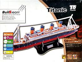 3d Пазл модель корабль Титаник 124 детали