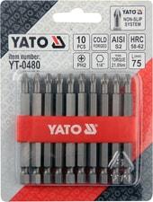 Набор бит Yato YT-0480 (10 предметов) - фото 1 - id-p114623604