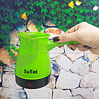 Кофеварка (турка) электрическая SuTai,  500мл Зеленая. Вкуснейший кофе дома, фото 3