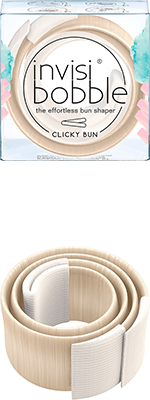 Повязка для волос Инвизибабл телесная - Invisibobble Clicky Bun To Be Or Nude To Be