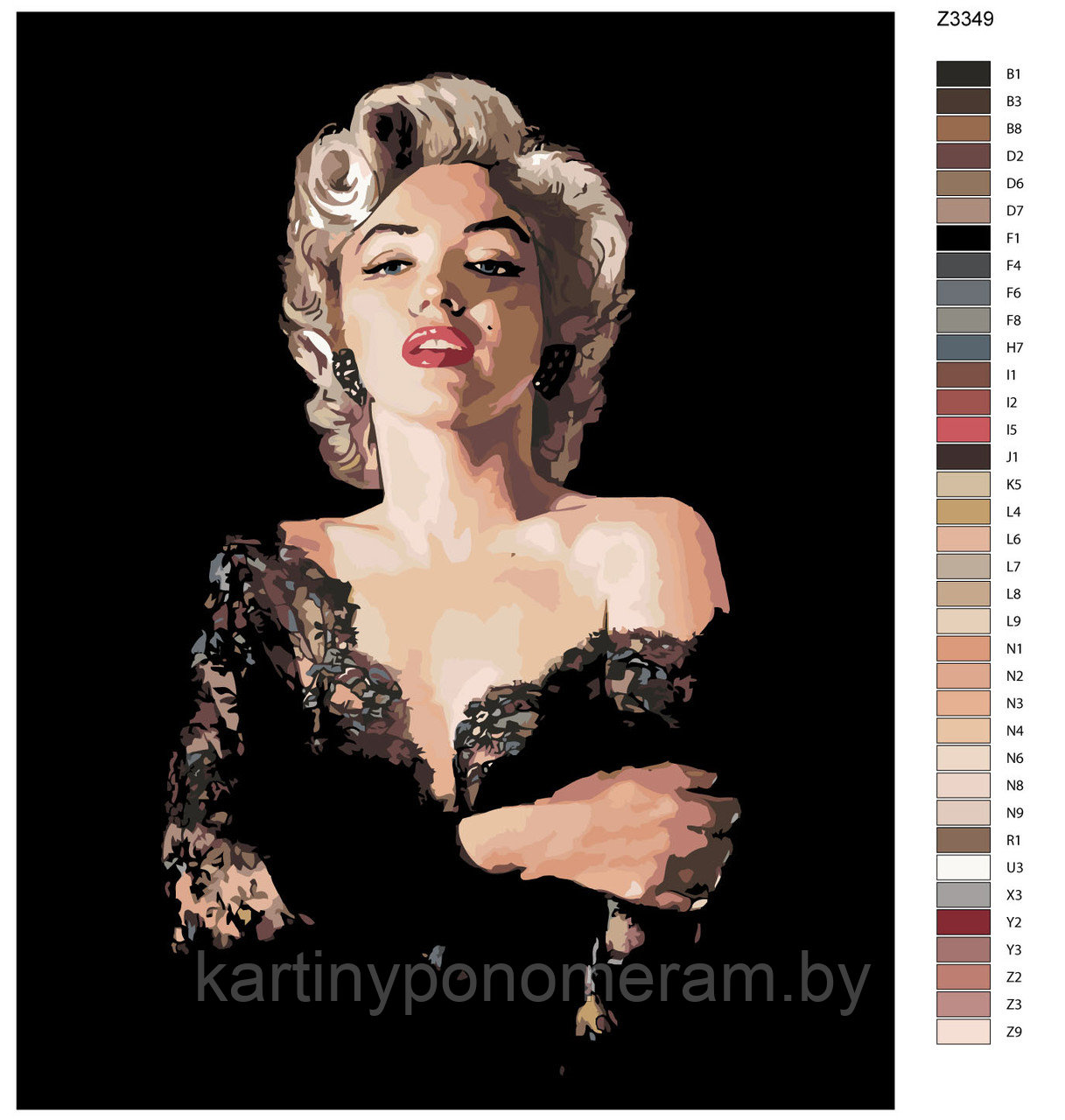 Картина по номерам, 40 x 50, Z-Z3349