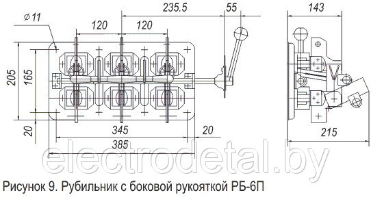 Рубильник РБ-10