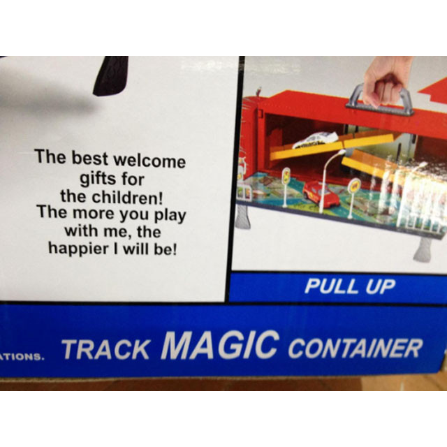 Автовоз большой Hot Wheel Track Magic Container с машинками - фото 9 - id-p114677866