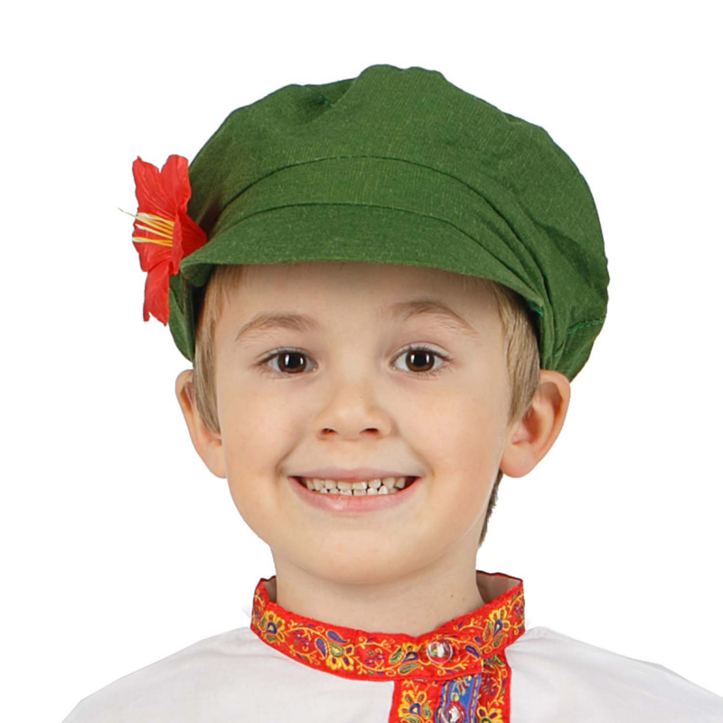 Картуз лен зеленый