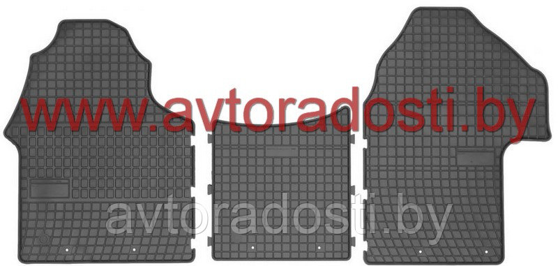Коврики резиновые для Mercedes-Benz Sprinter III (2018-) / Мерседес-Бенц [402492] (Frogum)