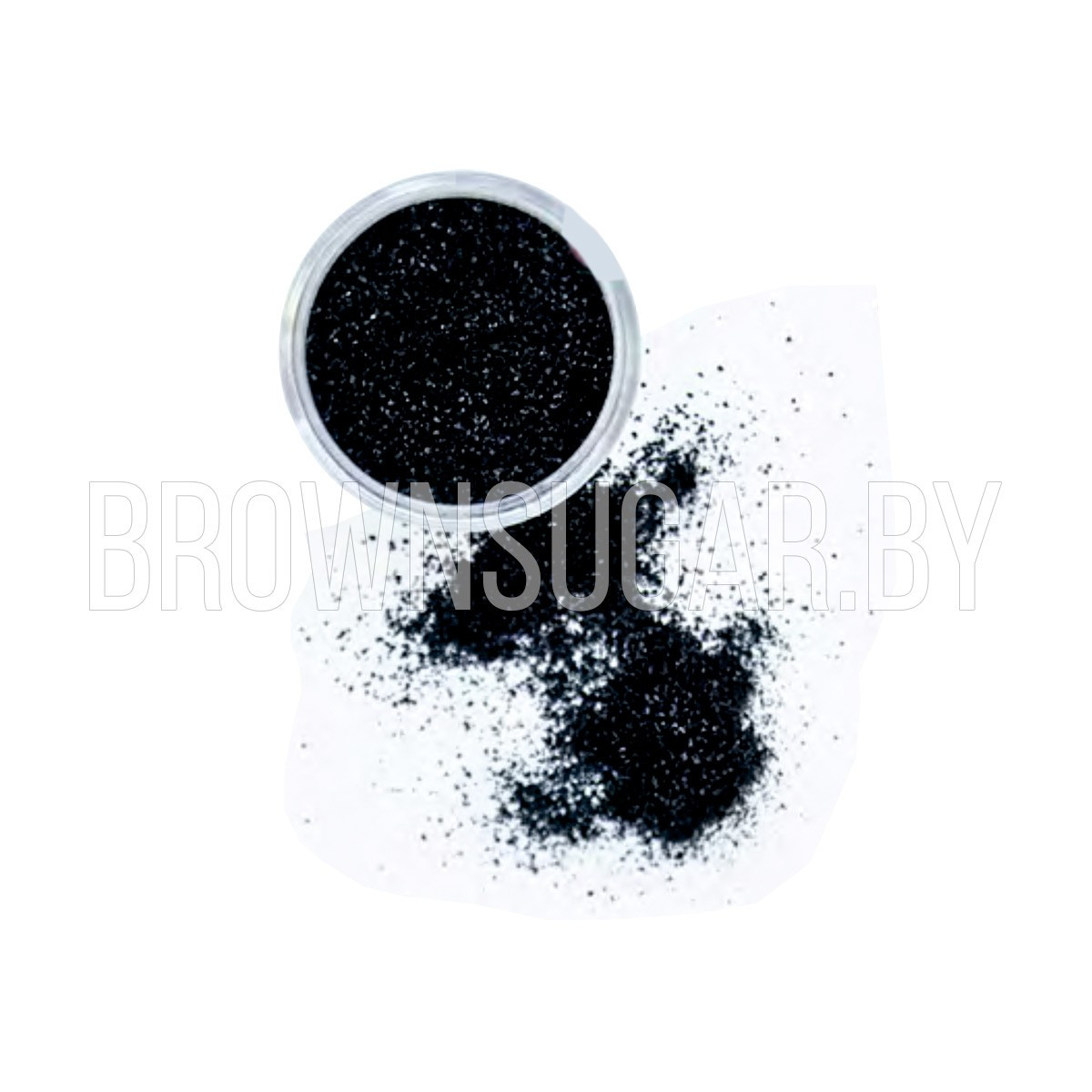 Блёстки цвет Чёрный GLT 28.1 Sweety Kit (Россия, 4 гр, фракция 3-5 мм) - фото 1 - id-p113643331