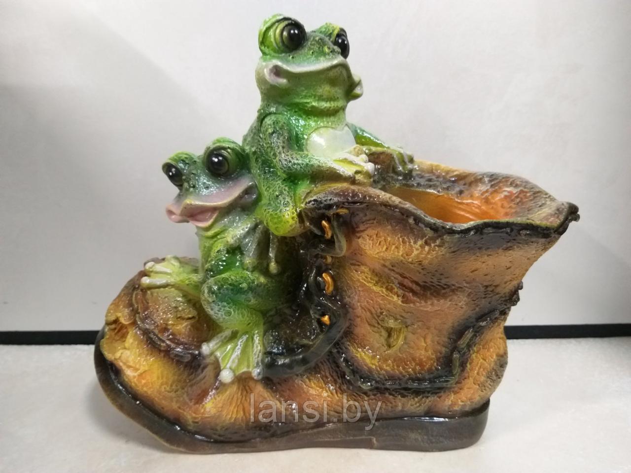 Скульптура "Башмак с лягушатами 15.8" - фото 2 - id-p114720608