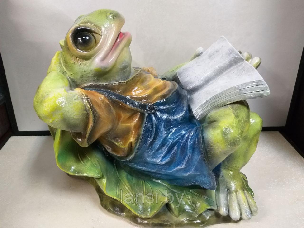 Скульптура "Лягушонок с книгой" - фото 1 - id-p114720952