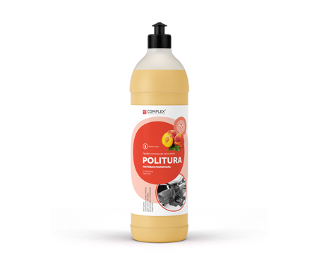 Politura - Матовая полироль-очиститель для пластиковых, виниловых и кожаных изделий | Complex | Персик, 1л