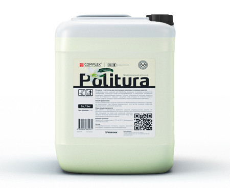 Politura - Матовая полироль-очиститель для пластиковых, виниловых и кожаных изделий | Complex | Ваниль, 5л - фото 1 - id-p114744855
