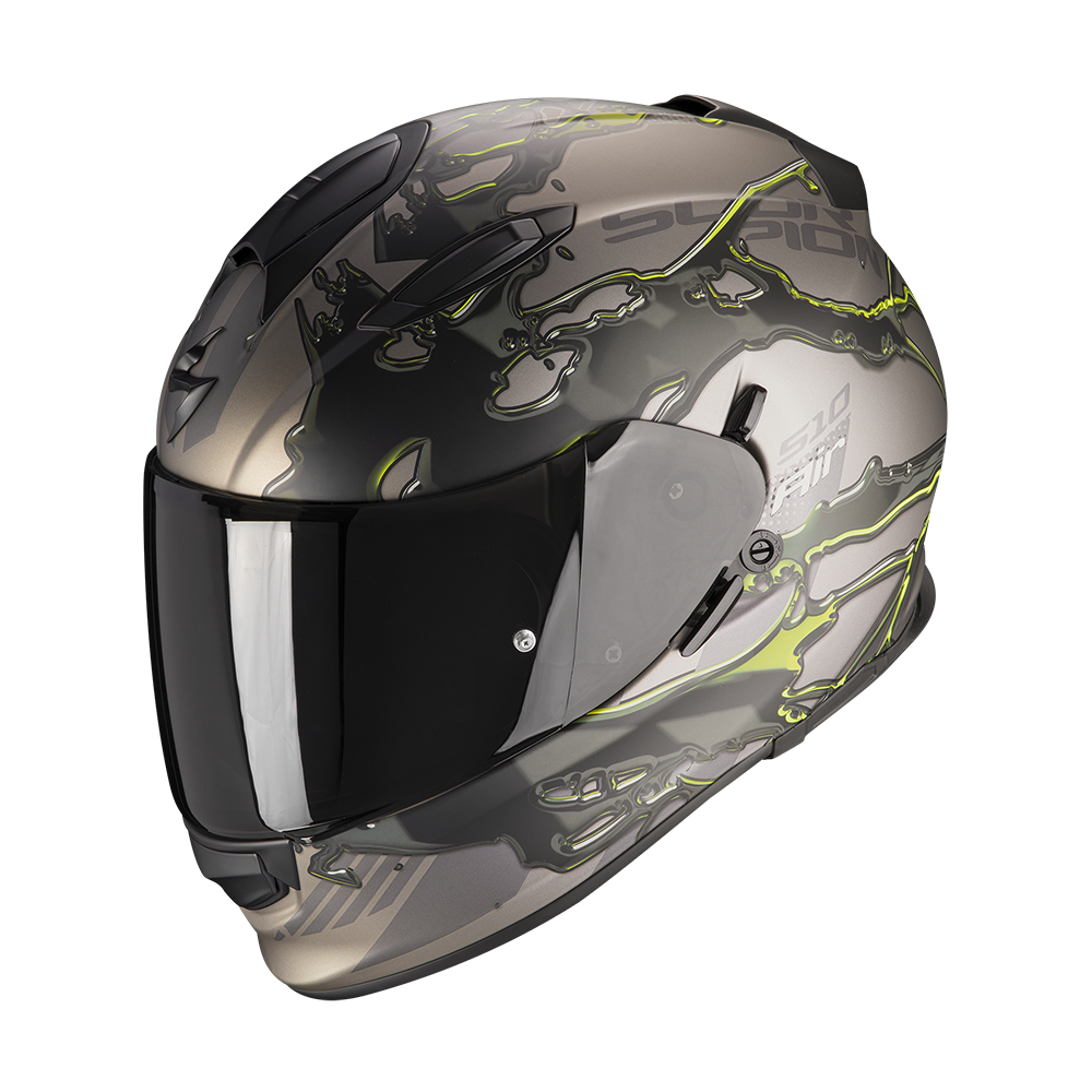 Шлем Scorpion EXO-510 AIR LIKID Титан-неон-желтый, L
