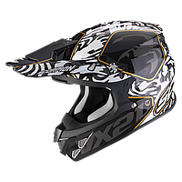 Шлем Scorpion VX-21 AIR GNARLY Черно-белый, M