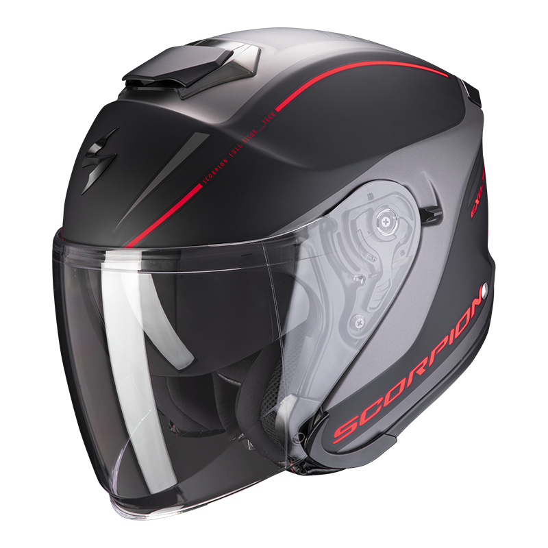 Шлем Scorpion EXO-S1 SHADOW Матовый черно-красный, XS