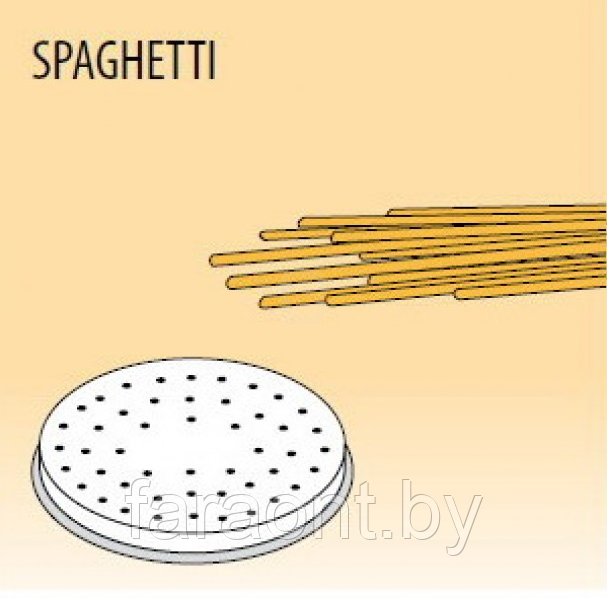 Насадка FIMAR для MPF 1,5 SPAGHETTI паста 2 мм