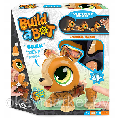 Сборная модель интерактивной игрушки Build a Bot - Puppy 171966, фото 2