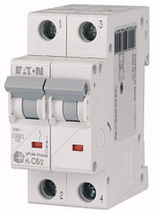 Eaton HL 2P 6A, тип С, 4,5 кА, 2М Автоматический выключатель
