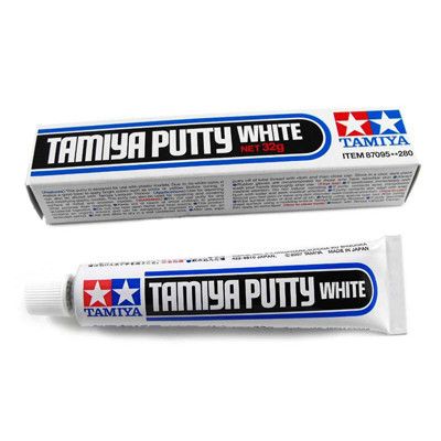 Putty (Basic Type) шпатлевка белая 32 гр., Tamiya (Япония) - фото 1 - id-p114879782