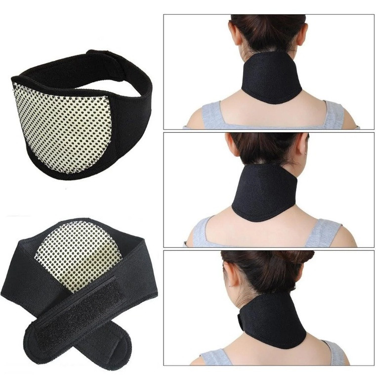 Бандаж с магнитами Self heating neck на шею,колено,плечо - фото 1 - id-p114881228