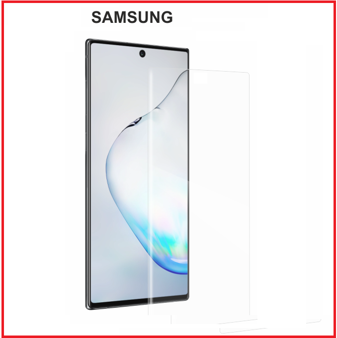 Силиконовая пленка на весь экран для Samsung Galaxy Note 10 Plus