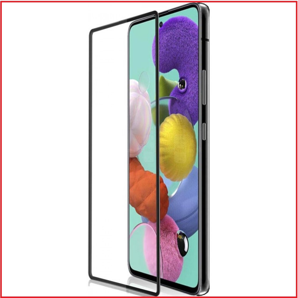 Защитное стекло Full-Screen для Samsung Galaxy A51 черный SM-A515 (5D-9D с полной проклейкой) - фото 2 - id-p114883868