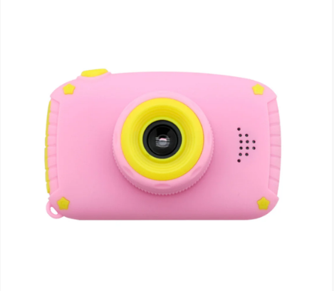 NEW design! Детский фотоаппарат Zup Childrens Fun Camera со встроенной памятью и играми РОЗОВЫЙ - фото 7 - id-p114883814