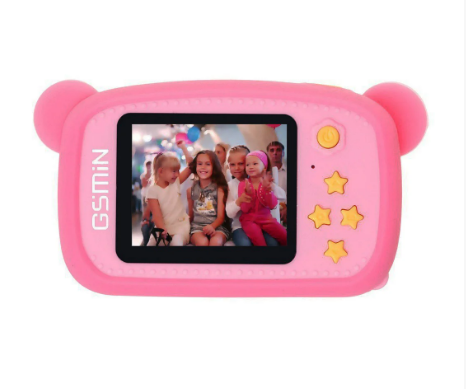 NEW design! Детский фотоаппарат Zup Childrens Fun Camera со встроенной памятью и играми РОЗОВЫЙ - фото 5 - id-p114883814