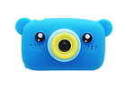 NEW design! Детский фотоаппарат Zup Childrens Fun Camera со встроенной памятью и играми ГОЛУБОЙ, фото 3