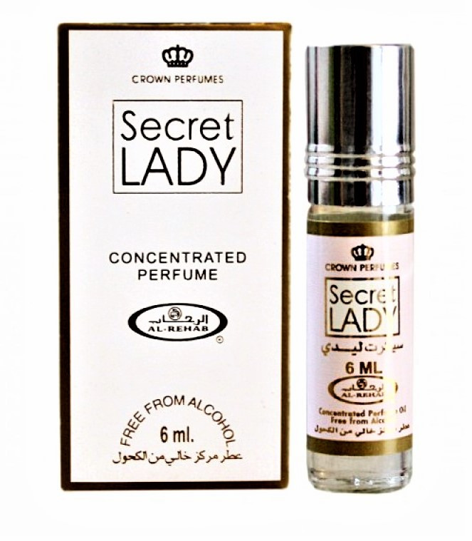 Арабские масляные духи Секрет Леди (Al Rehab Secret Lady), 6мл – конфеты и цветы