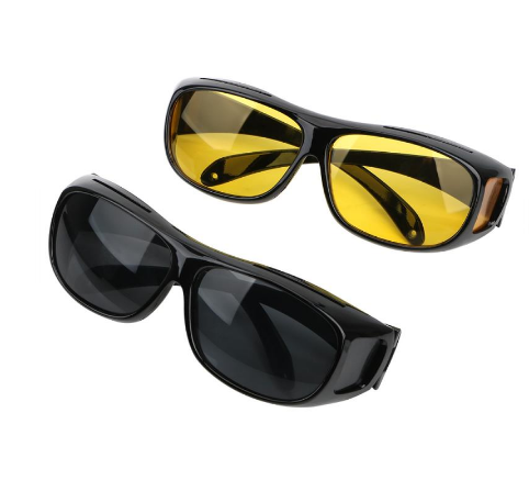 Защитные очки HD Vision (защита от УФ лучей и яркого света, антибликовые) - 2 шт - фото 7 - id-p114885007