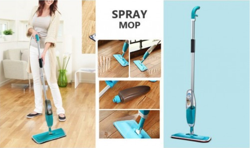 Швабра с распылителем Healthy Spray Mop цвет синий - фото 3 - id-p114886208