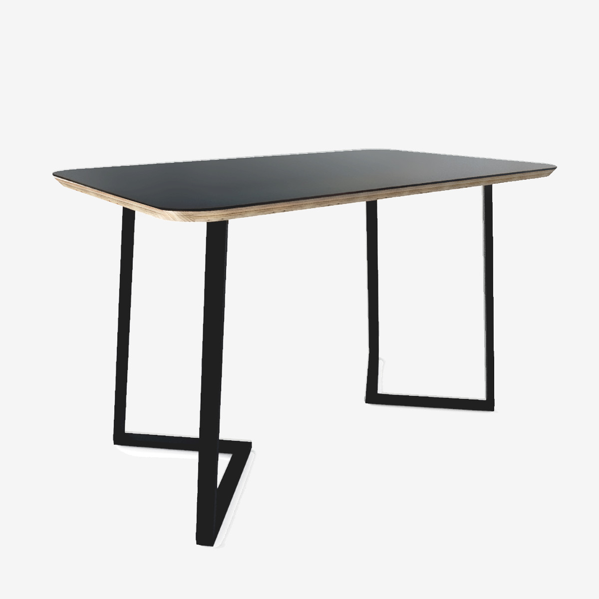 Обеденный стол crafto ВИНСЕНТ / black в скандинавском стиле.