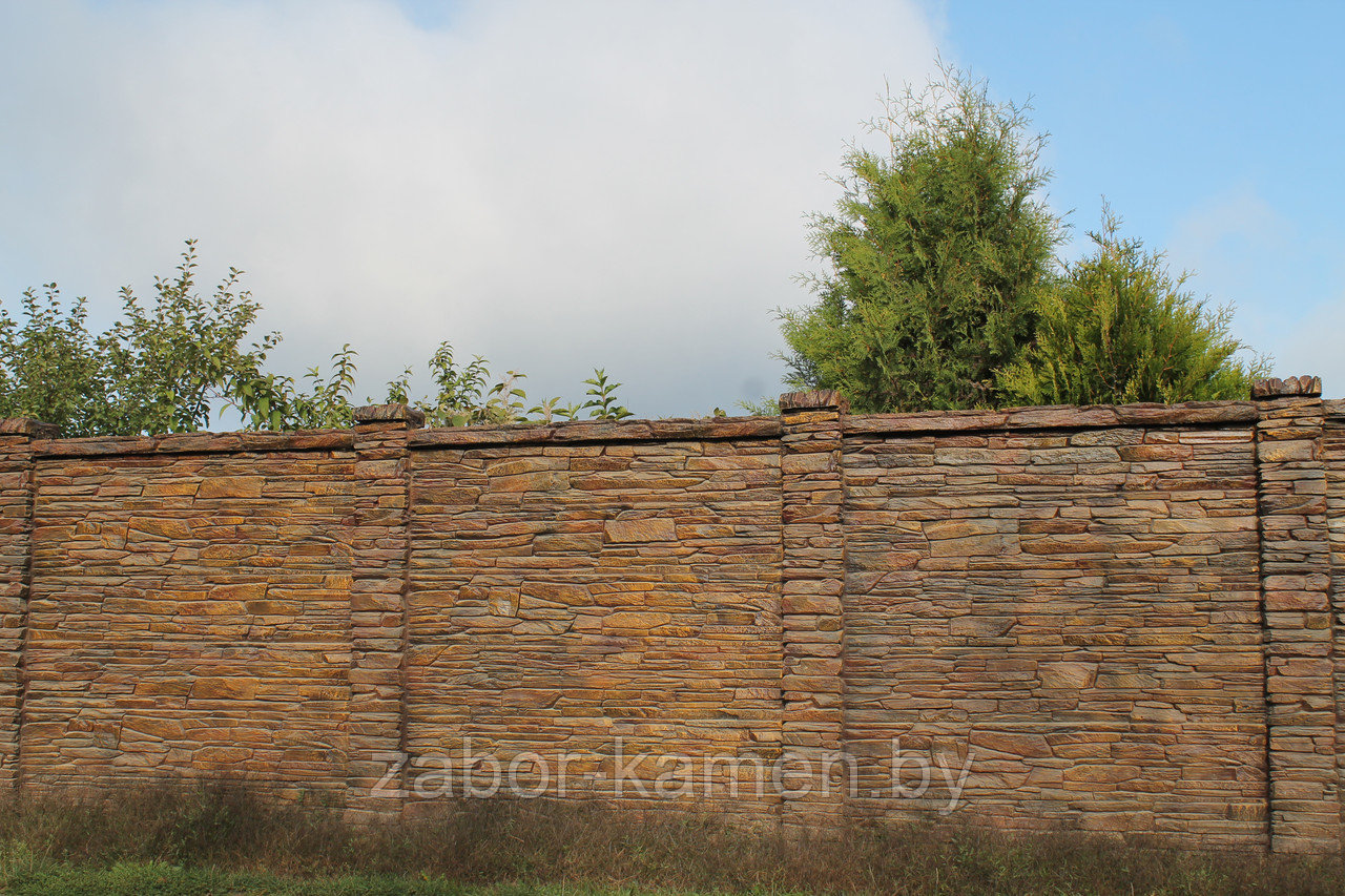 Забор бетонный двухсторонний НЕВАДА (7 панелей), фото 1