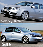 Коврики в салон Volkswagen Golf 5 / Golf 6 (2003-2012) / Jetta 5 (2005-2010)