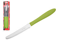 Набор ножей столовых, 3шт., серия PRISMA, зеленые, DI SOLLE (Супер цена! Длина: 210 мм, длина лезвия: 104 мм,