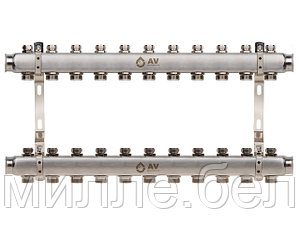 Коллекторная группа AVE162, 11 вых. AV Engineering (Для отопления (радиаторы))