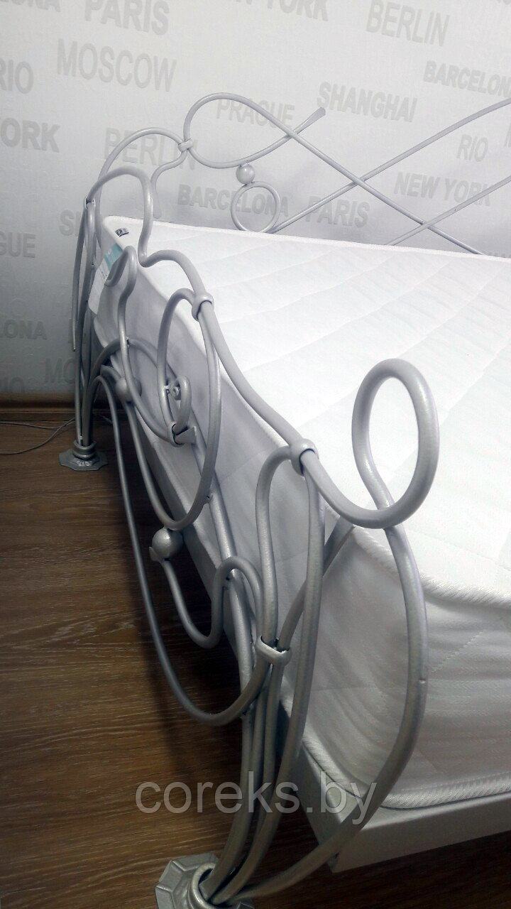 Кованая (металлическая) кровать №2 - фото 3 - id-p114946491