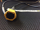 Вилка BAJONET 6-PIN желтая с проводом, фото 3