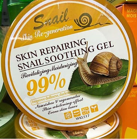 Гель по уходу за кожей Skin repairing snail soothing gel 300гр - фото 3 - id-p114953768