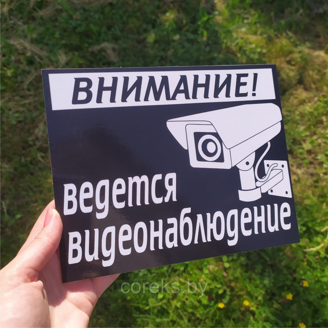 Табличка "Ведется видеонаблюдение"